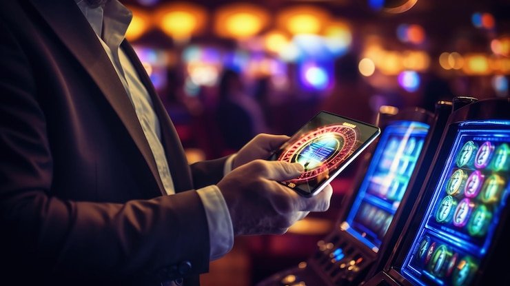 Tampilan meja baccarat SA Gaming di aplikasi ovo99 dalam orientasi portrait